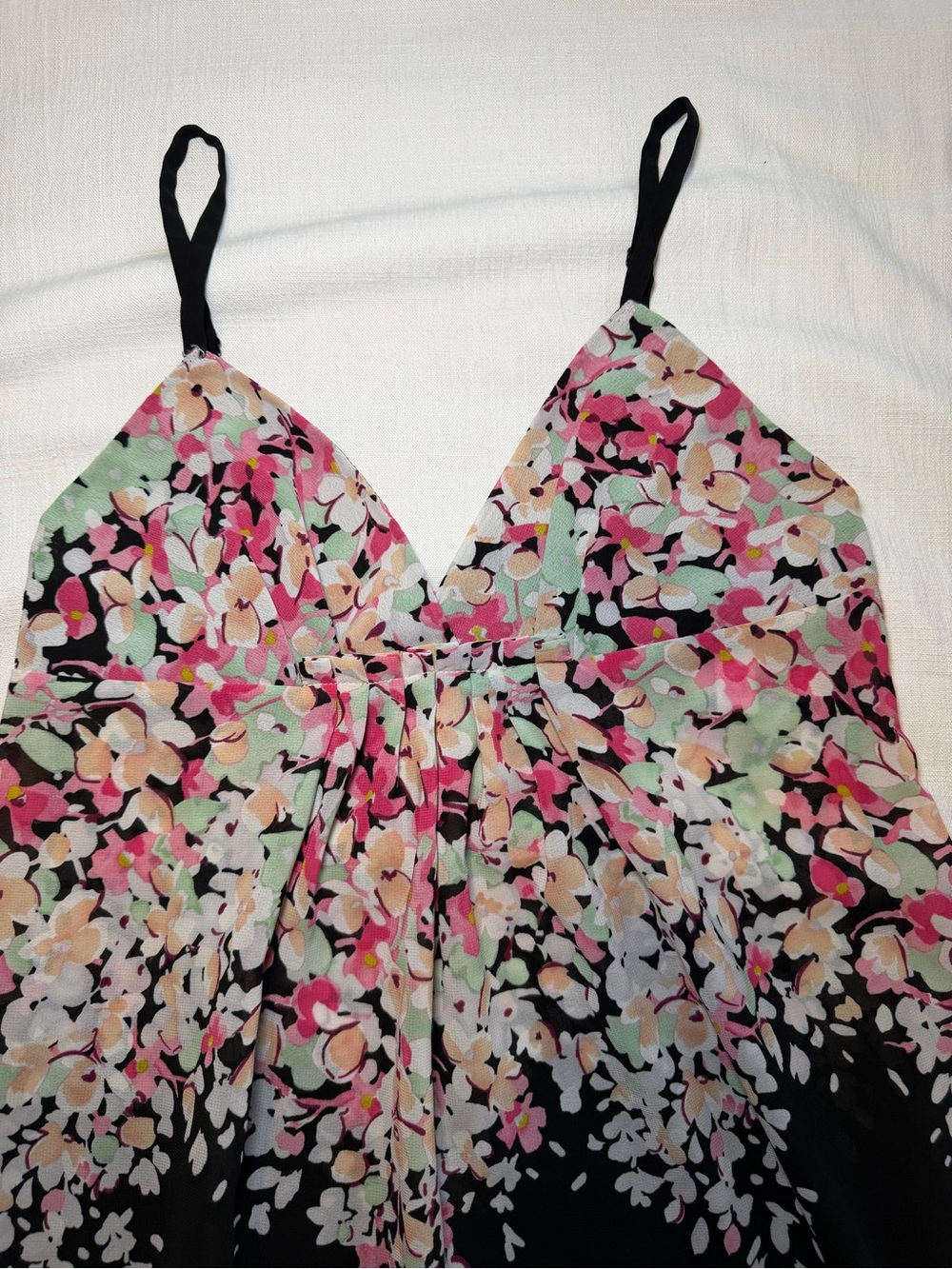 Oscar De La Renta Lingerie Floral Slip Dress - Picture 5 of 10